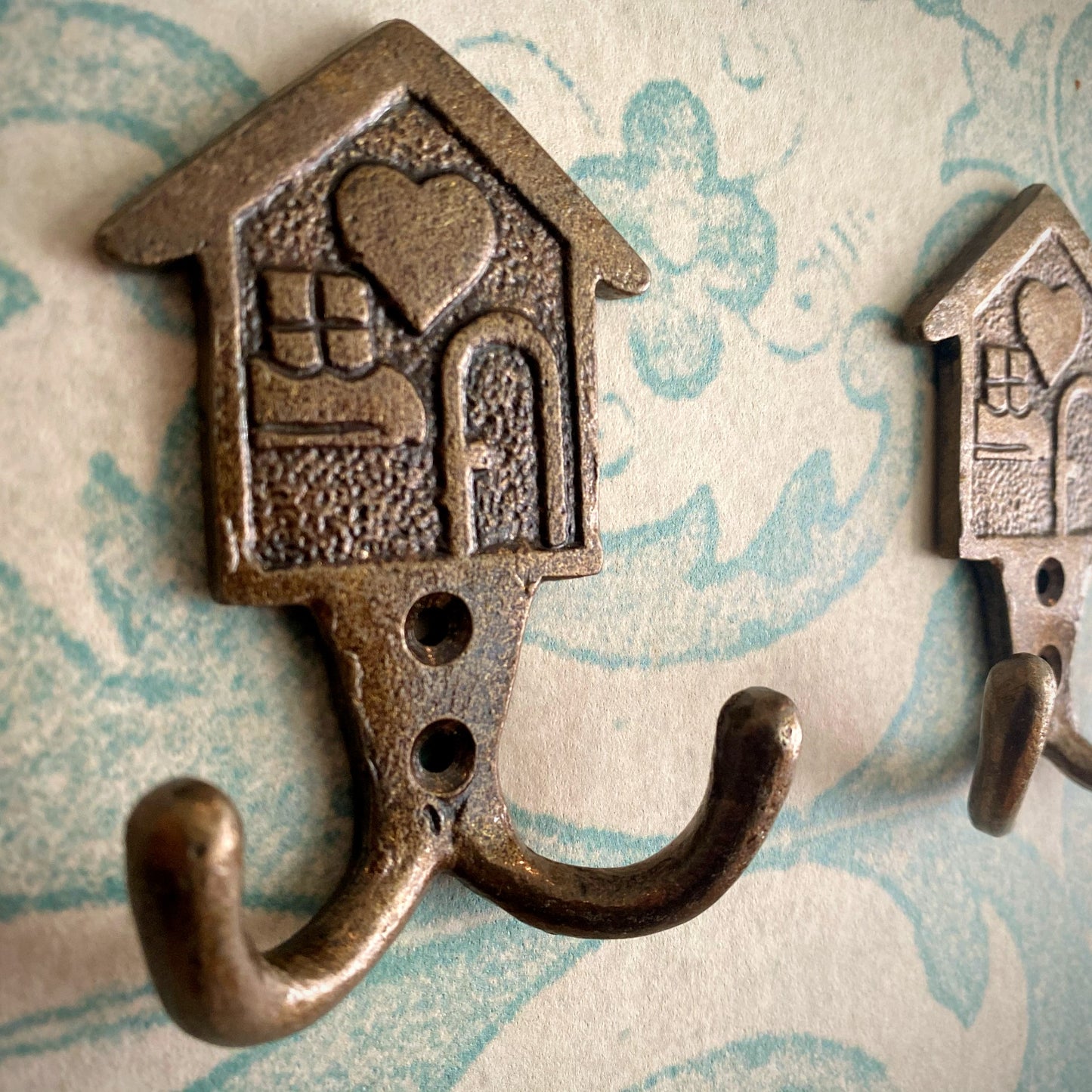 Vintage Wall hook (house motif )