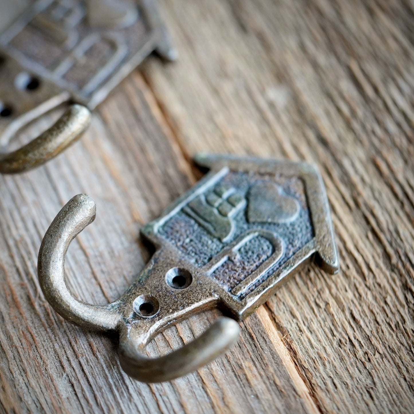 Vintage Wall hook (house motif )