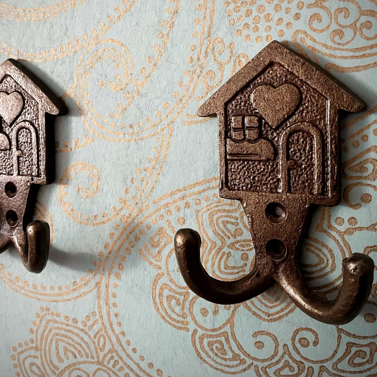 Vintage Wall hook (house motif )
