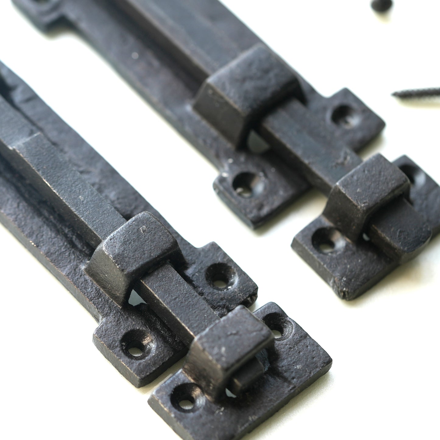 Iron Slide Bolt Door Latch Old Victorian-8"