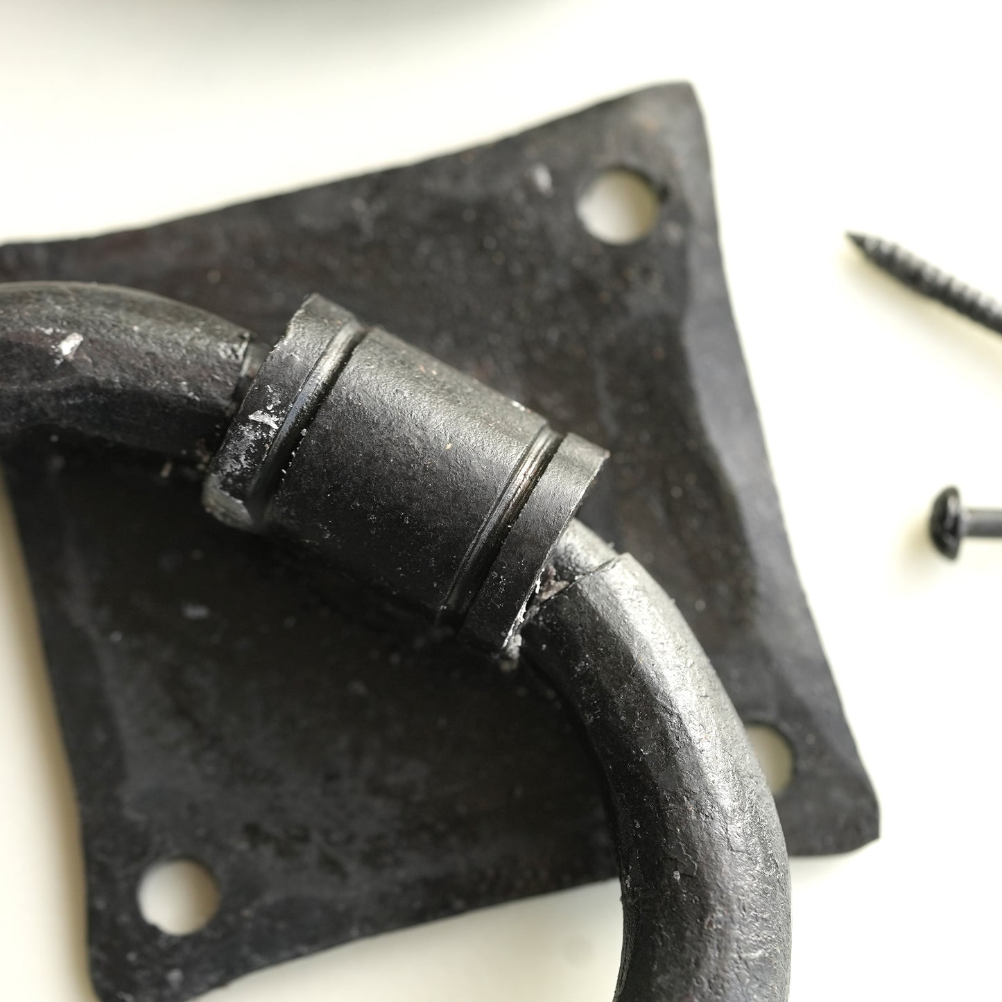 Hand-Forged Victorian Wrought Iron Door Knocker