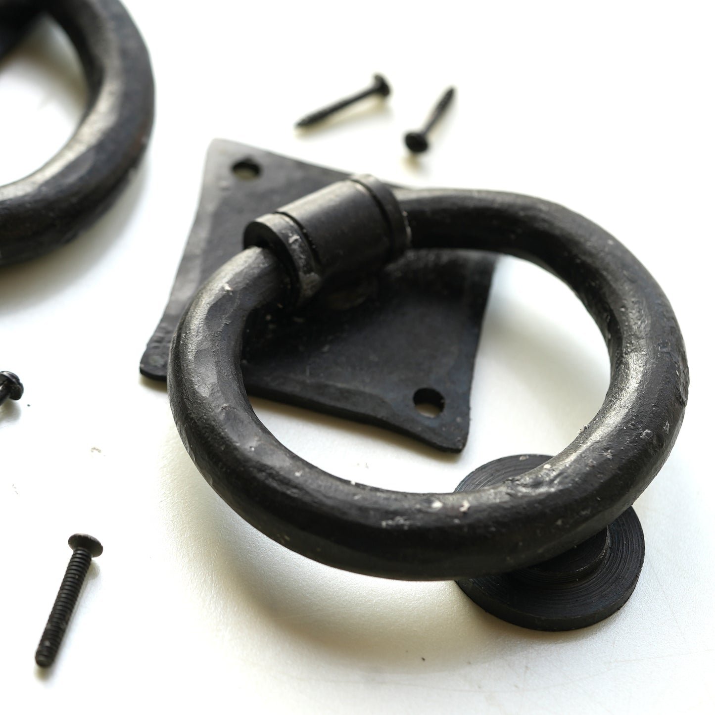 Hand-Forged Victorian Wrought Iron Door Knocker