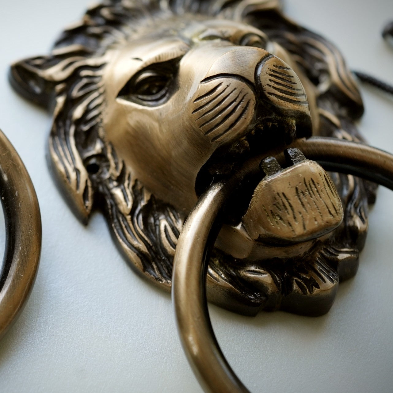 Brass Lion Door Knocker