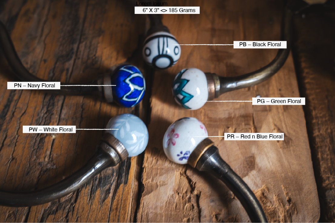 Artisan Hand-Painted Antique Bronze Hooks