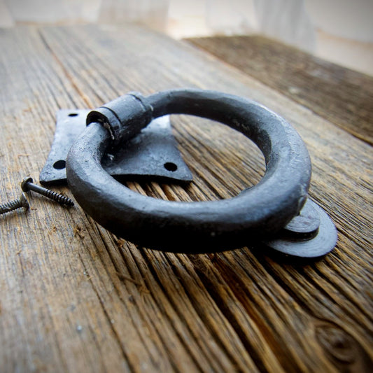 Hand-Forged Victorian Wrought Iron Door Knocker